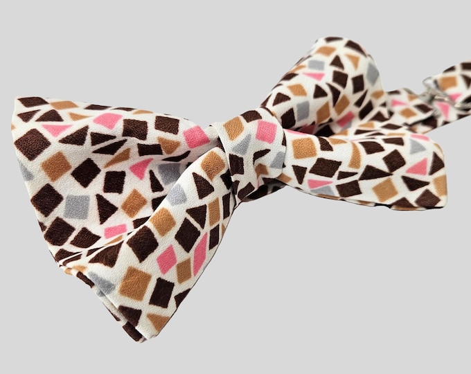 Multicolor Bowtie: One of One - Handmade from Deadstock Fabric
