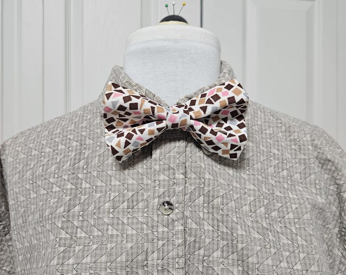 Multicolor Bowtie: Handmade from Deadstock Fabric