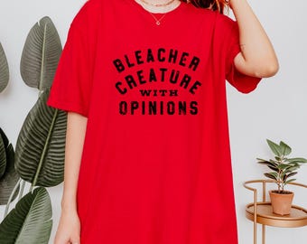 Bleacher Creature Shirt, Comfort Colors Graphic Tee, Game Day Sports Fan Apparel