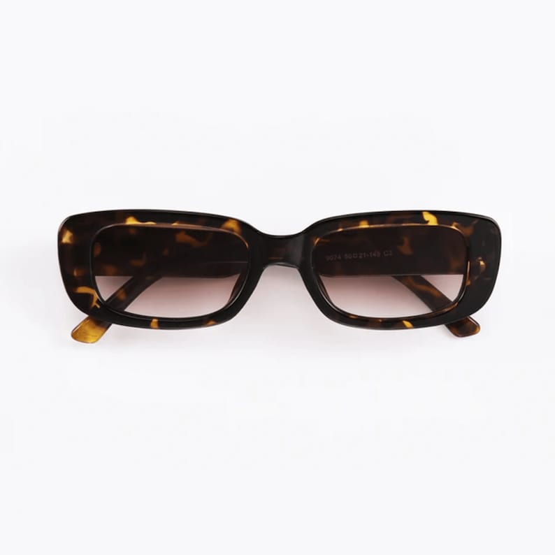 Square Vintages Sunglasses Women and Men UV400 Black White Leopard Olive Pink Blue Orange Leopard