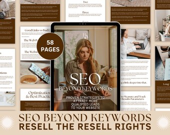 Shopify Seller SEO Help, SEO Masterclass eBook with plr, Search Engine Optimization Guide plr, Website SEO Help, How To Rank 1st On Google