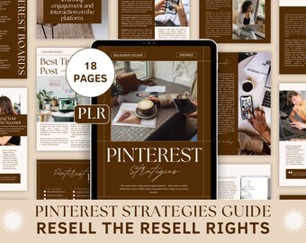 PLR Pinterest guide, Digital marketing guide, Pinterest guide PLR Pinterest Marketing plr, Make Money on Pinterest, Plr Pinterest Strategies