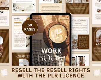 PLR ebook template, Ebook template Canva commercial use, Ebook template for resell, Lead Magnet template, PLR product Canva, Done for you