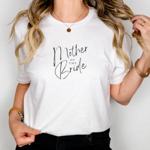 花嫁の母Tシャツ、花嫁チームTシャツ、独身パーティーTシャツ、花嫁介添人シャツ、ブライダルパーティーシャツ、ウェディングパーティーギフト