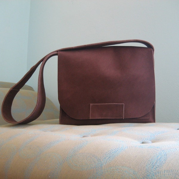 Leather Messenger Bag