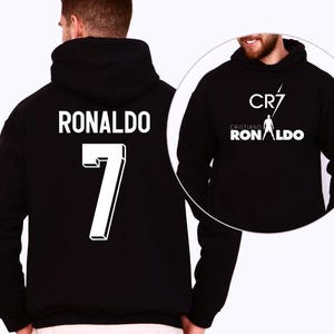 7 CR7 Cristiano Ronaldo Sweatshirt, Youth Ronaldo Inspired Soccer Hoodie, Football Merch Ronaldo Hoodie, Ronaldo Youth Sweatshirt