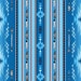 Elizabeth Studios Native Pattern Stripe Feather Blue 1 Yard