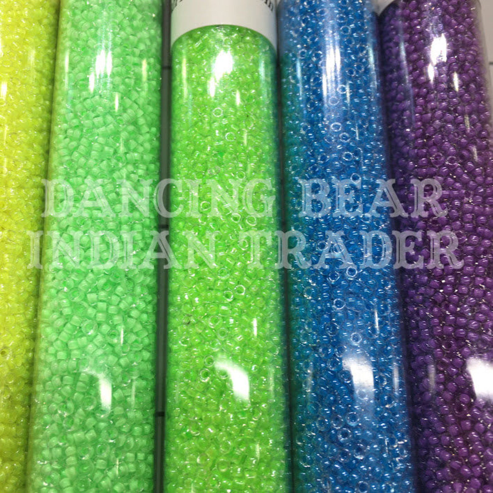 Japanese 15/0 Neon bead set 11 colors | Etsy