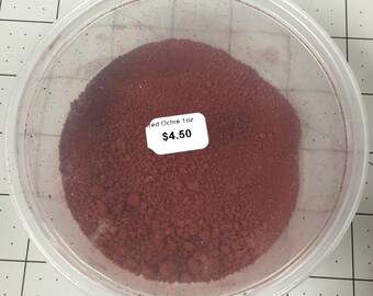 Red Ochre Earth Paint 1 ounce