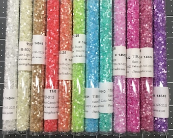 11/0 bugel satijnen kralenset, 12 kleuren