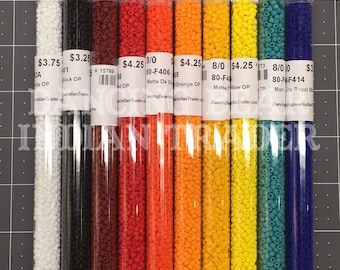 8/0 Matte Ondoorzichtige Japanse Kraal Set 10 kleuren volle tubes