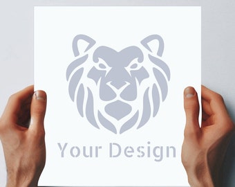 Custom Laser-Cut Stencil For Spray Paint, Custom Stencils, Personalized Logos | Upload Your Own Image!