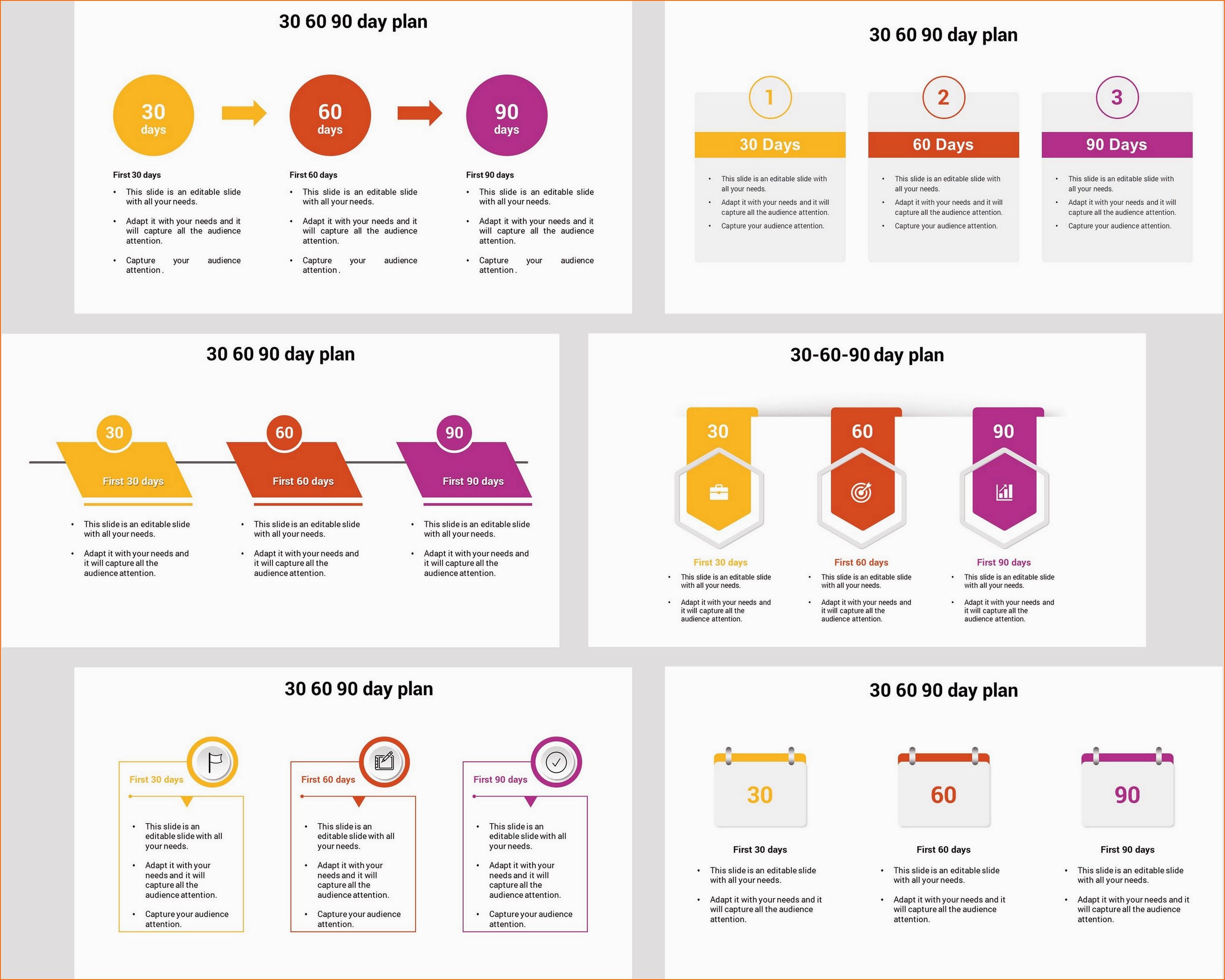 Built In Slide Custom-built 30 60 90 Day Plan Template Powerpoint, 30 60 90 Day Plan ...