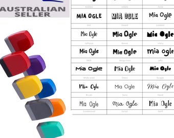 Custom Name signature Flash Stamp self inking Registered Nurse RN EEN EN Doctor Rubber Stamp Self-Inking Personalized stamp big size 33*13mm