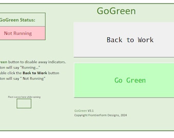 GoGreen Virtual Mouse Jiggler