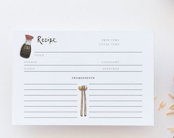 Seasonings - Recipe Card Book