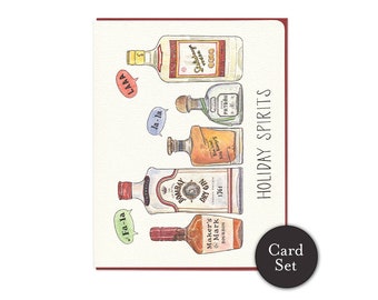 Holiday Spirits - Holiday Card Set of 6