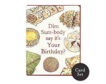 Dim Sum Birthday - Card Set of 6