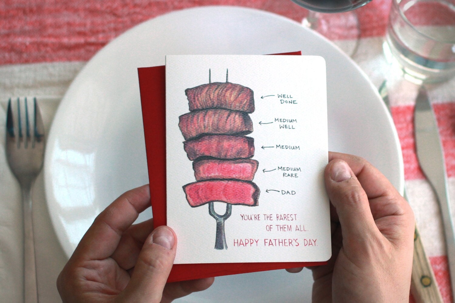 rare father's day card Printable Father's Day Card, Rarest of Them All Funny Greeting Card, Rare Steak Birthday Card, Printable Steak Card, Steak Card for Dad