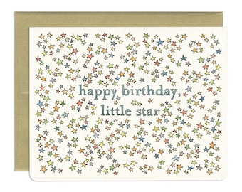 Birthday Star Card *SALE