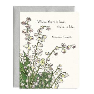 Lily of the Valley Card