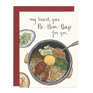 Bibimbap Heart Card