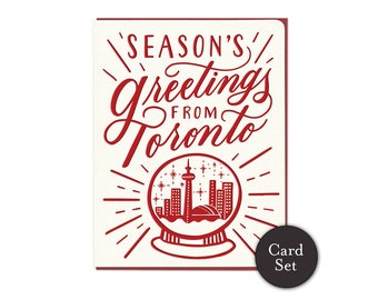 Toronto Snowglobe - Holiday Greeting Card Box Set of 6