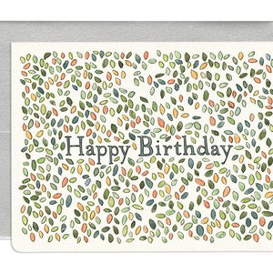 Birthday Leaves Card SALE image 1