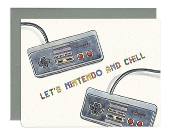 Nintendo and Chill Card