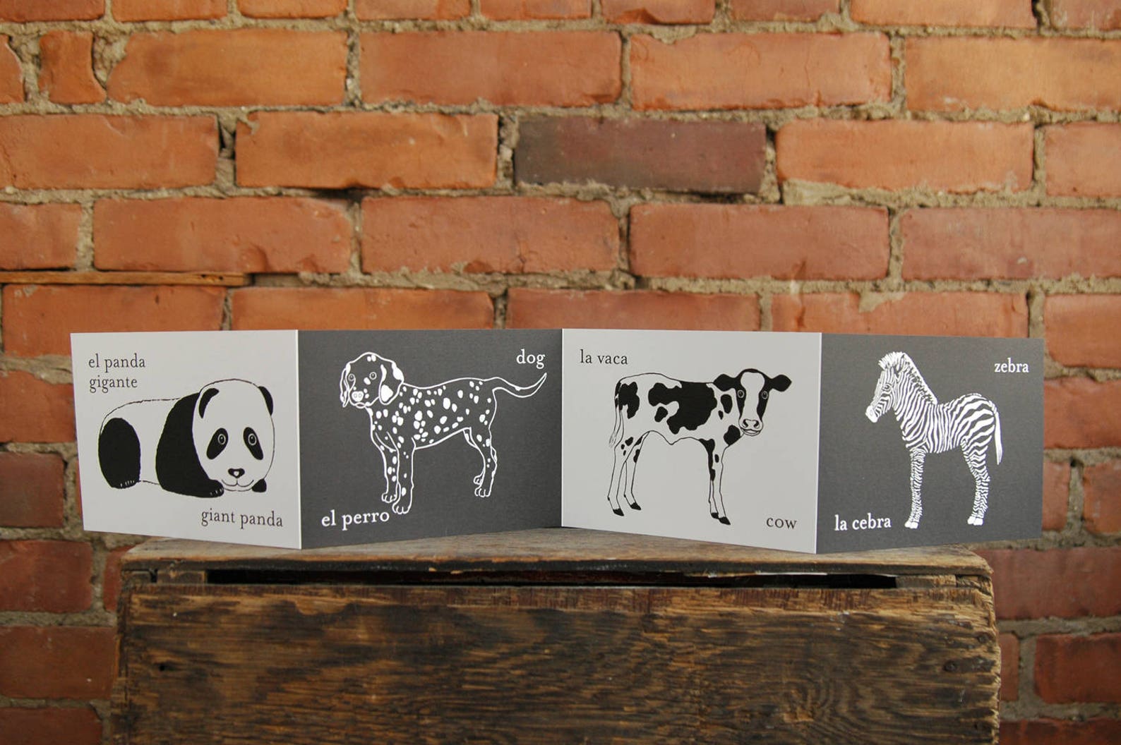 Tummy Time Accordion Cards for Baby Etsy