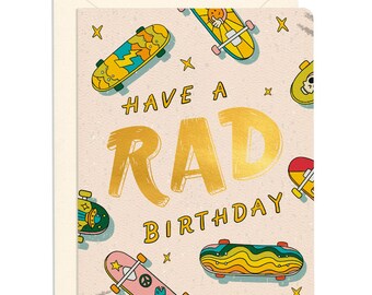 Rad Birthday Card