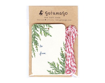 Juniper Gift Tags - Set of 10