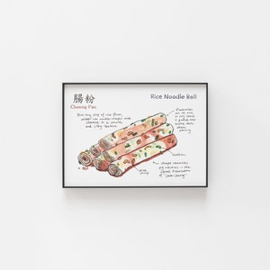 Rice Noodle Roll Archival Print