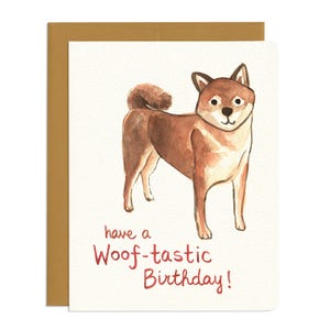 Woof-tastic Birthday Card