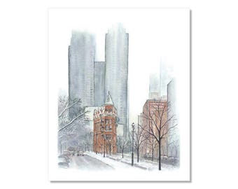 Toronto Flatiron Archival Print