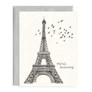 Eiffel Merci - Carte de remerciement Tour Eiffel