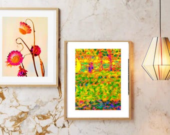 Prints Drawings Modern Abstract Digital Art Set of Two Modern Prints,Nature and Floral Drawings, Art Prints,Digital Downloads Printables