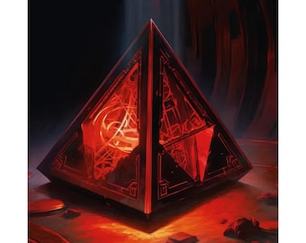 Sith Holocron Poster, Star Wars Sci-Fi Wall Art