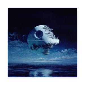 Death Star II Matte Poster, Galactic Sci-Fi Kunstdruck Bild 1