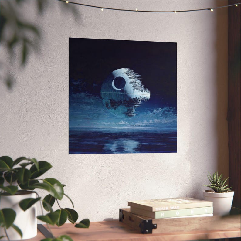 Death Star II Matte Poster, Galactic Sci-Fi Kunstdruck Bild 3