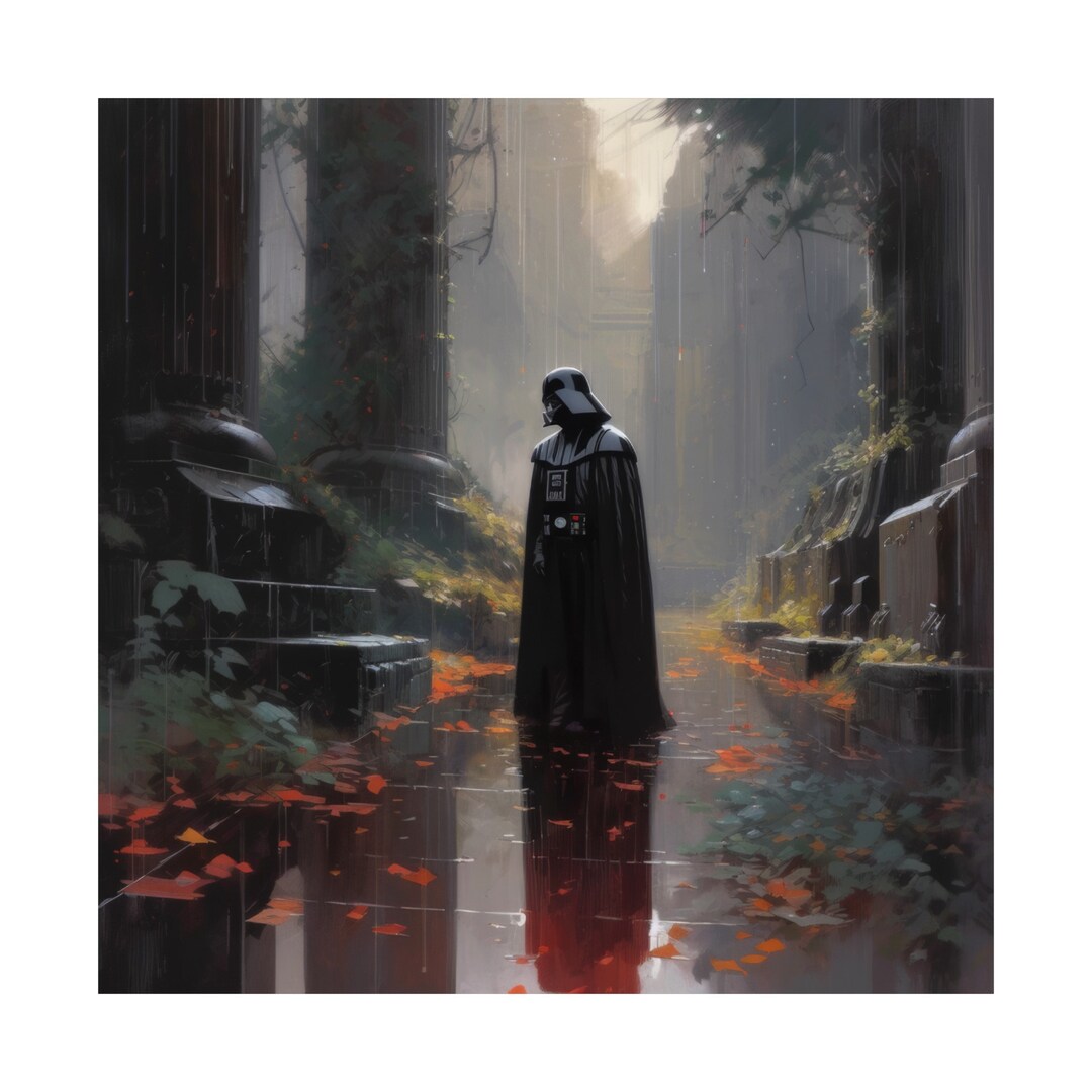 Mourning Darth Vader, Sith, Star Wars, Poster, Sci Fi, Depression
