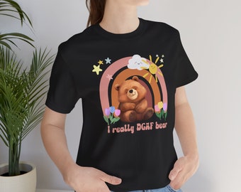 sarkastisches Hemdgeschenk für sie, ich wähle das Bären-T-Shirt, feministisches T-Shirt, lustiges T-Shirt für einzelne durch Wahl Mädchen, niedliches ausgestopftes Bären-T-Oberteil