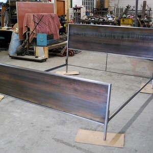 Steel Panel Bed King Size image 2