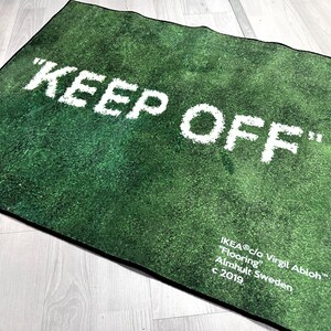 Keep Off Rug,Green Rug,Grass Pattern Rug,Modern Rug,Runner Rug,Home Decor,Area Rug,Aesthetic Rug,Rugs for Living Room,Housewarming Gift image 5