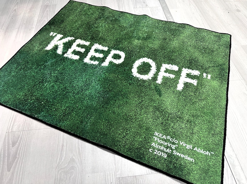 Keep Off Rug,Green Rug,Grass Pattern Rug,Modern Rug,Runner Rug,Home Decor,Area Rug,Aesthetic Rug,Rugs for Living Room,Housewarming Gift image 5