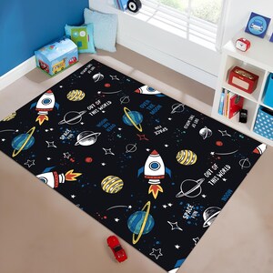 Space Rug,Planets Rug,Cute Rug,Kids Rug,Colorful Rug,Custom Rug,Nursery Rug,Best Rug,Area Rug,Kids Room Rug,Nursery Decor,Gift for Kids