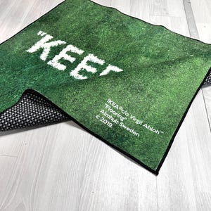 Keep Off Rug,Green Rug,Grass Pattern Rug,Modern Rug,Runner Rug,Home Decor,Area Rug,Aesthetic Rug,Rugs for Living Room,Housewarming Gift image 4