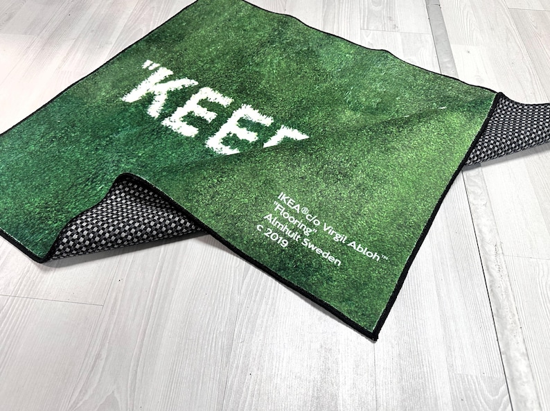 Keep Off Rug,Green Rug,Grass Pattern Rug,Modern Rug,Runner Rug,Home Decor,Area Rug,Aesthetic Rug,Rugs for Living Room,Housewarming Gift image 4