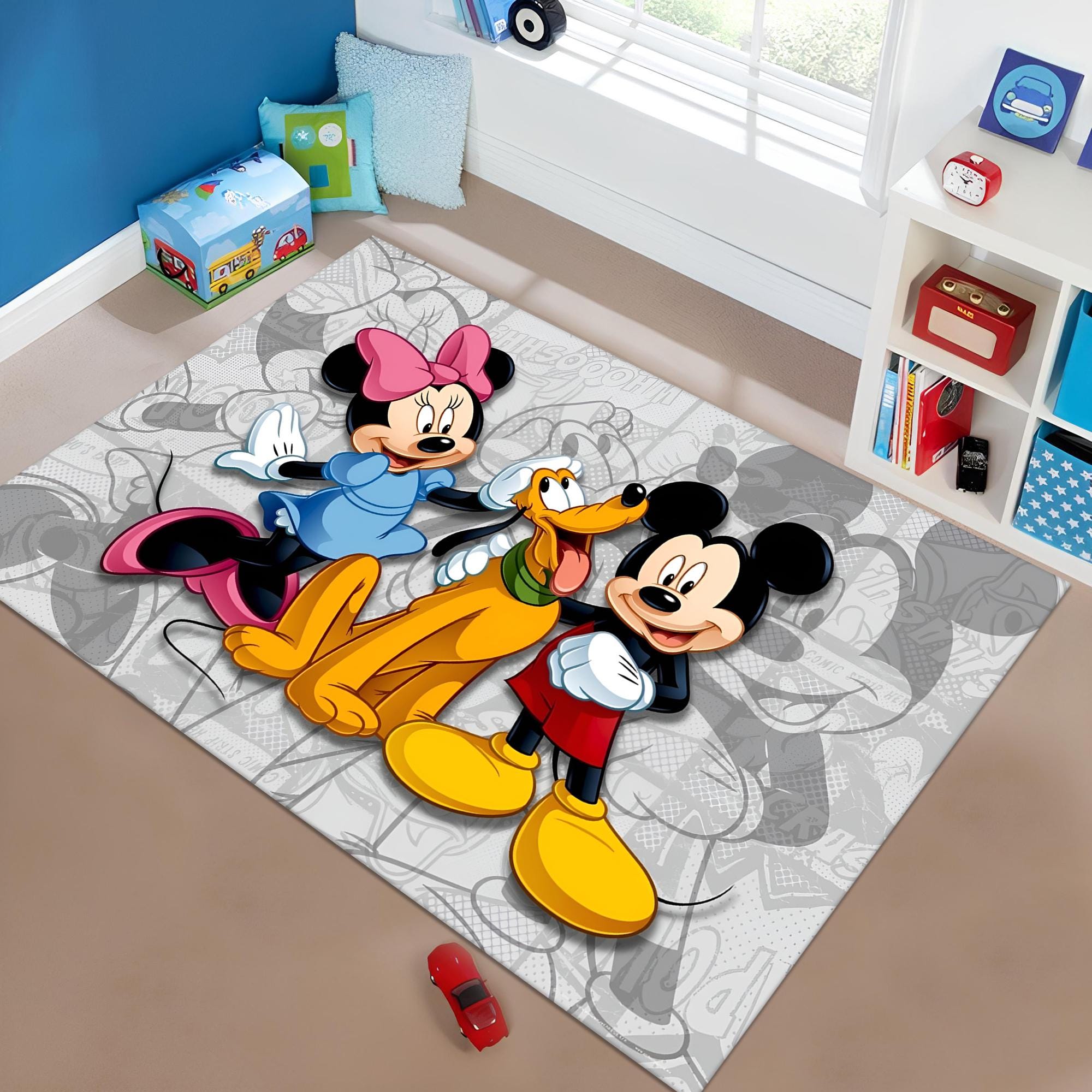 Mickey Mouse Rug,minnie Mouse Rug,kids Rug,colorful Rug,custom Rug