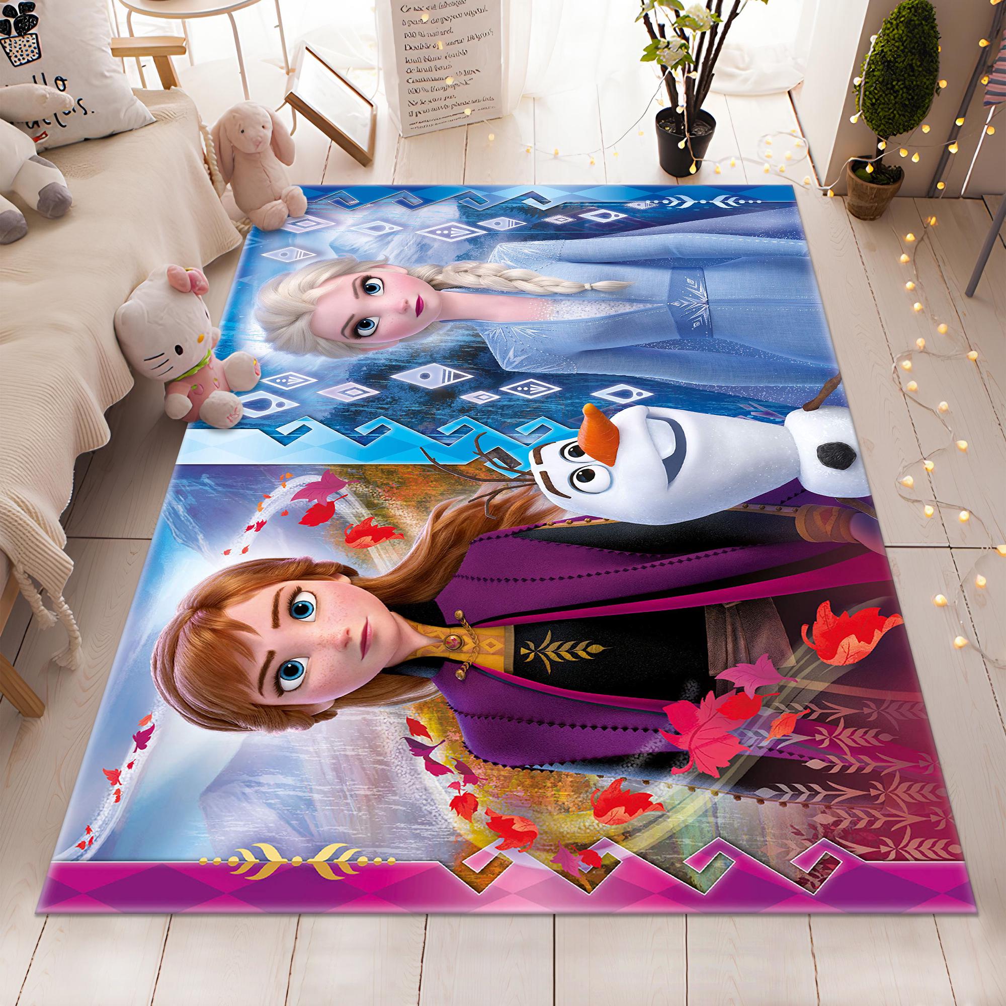 Frozen Rug Frozen Rug, Elsa Rug, Anna Rug, Kids Rug,personalized Rug,custom Rug ...